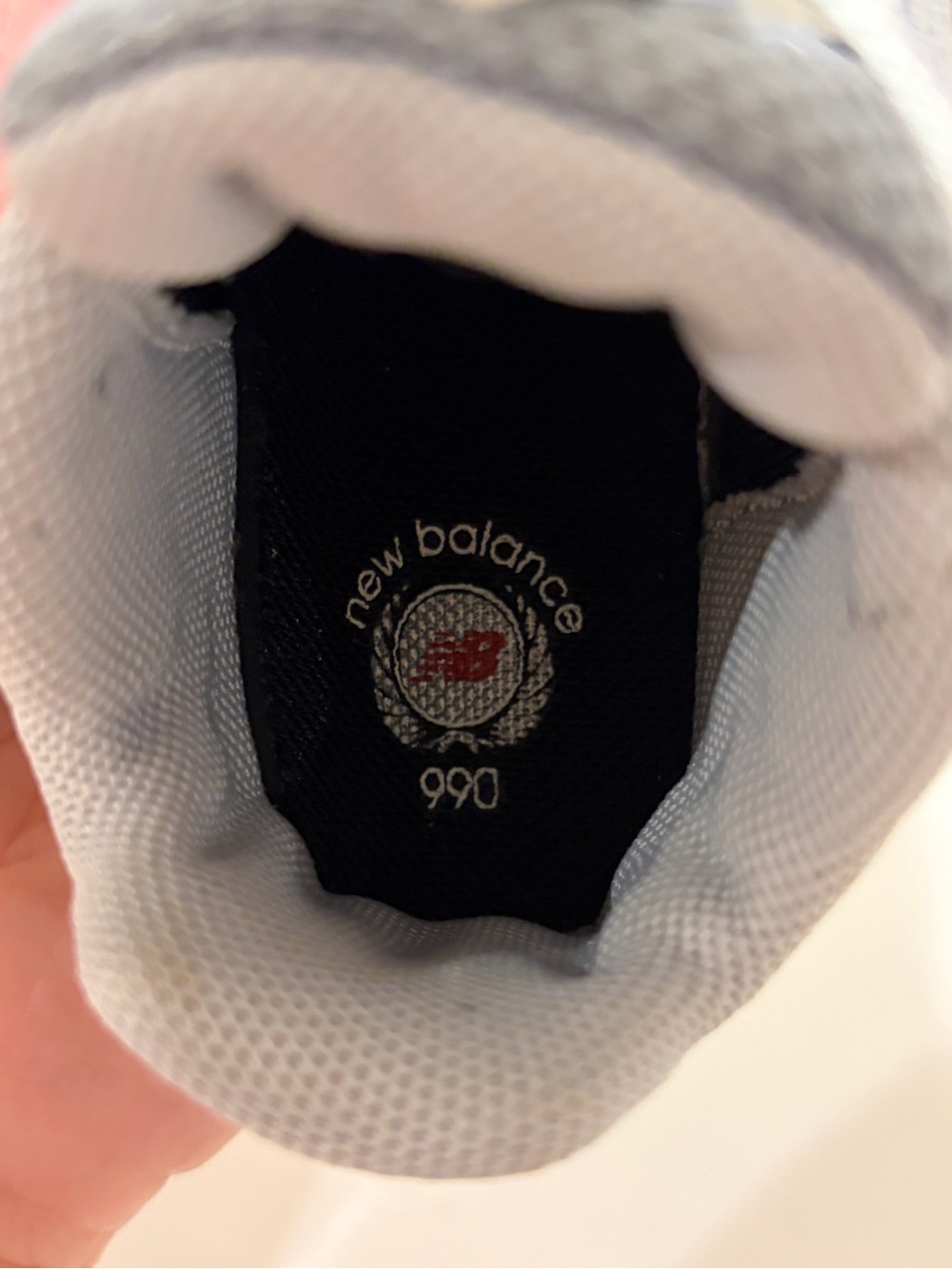 New Balance Kids Gray Suede Mesh Sneakers - Picture 8 of 10